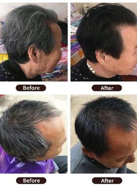 500ml 3 In 1 Hair Color Shampoo Black Hair Dye Covering Whit