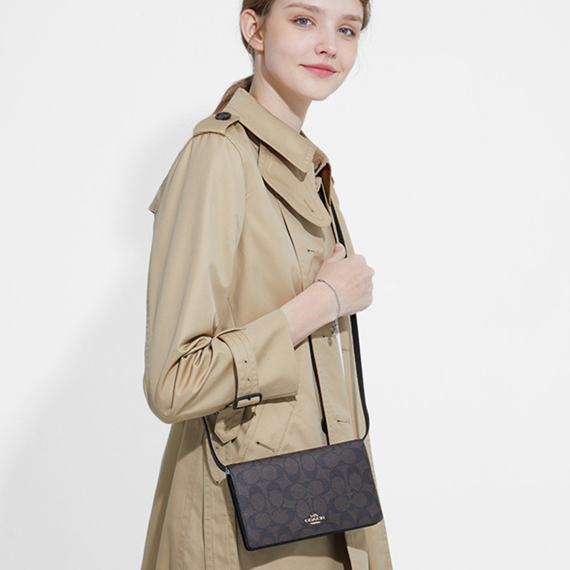coach /蔻驰官方奥莱款小号配pvc COACH海外女士包袋