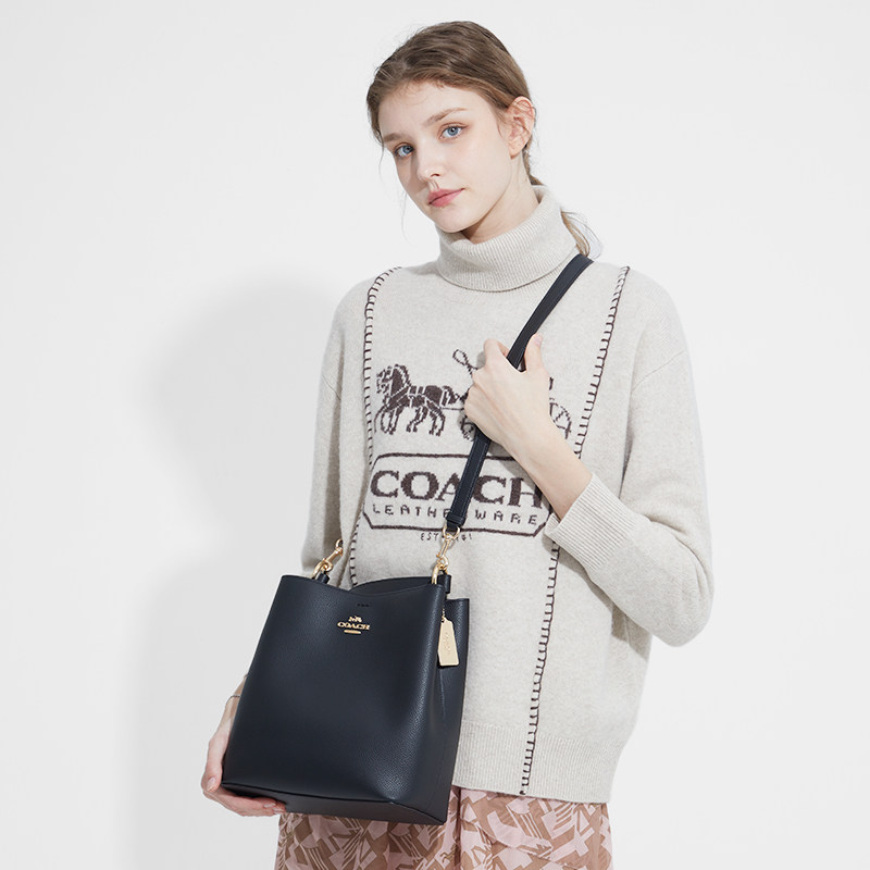coach /蔻驰官方奥莱款小号水桶包 COACH海外女士包袋