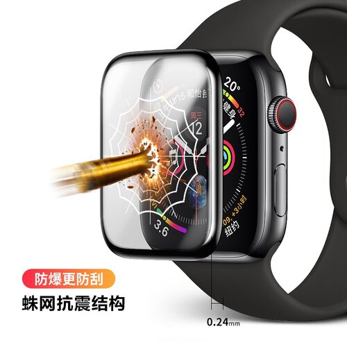 华强北智能手表watch 7太空人S6 HW22 DT100 Pro Max保护膜全屏覆盖M16 M36 Plus水凝膜热弯曲屏软膜非钢化膜 - 图0