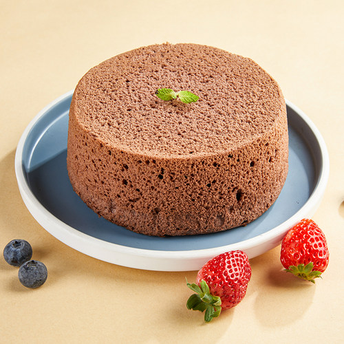 恋忆莲生日戚风蛋糕胚子亲子DIY6寸8寸10寸半成品现烤新鲜蛋糕胚 - 图1