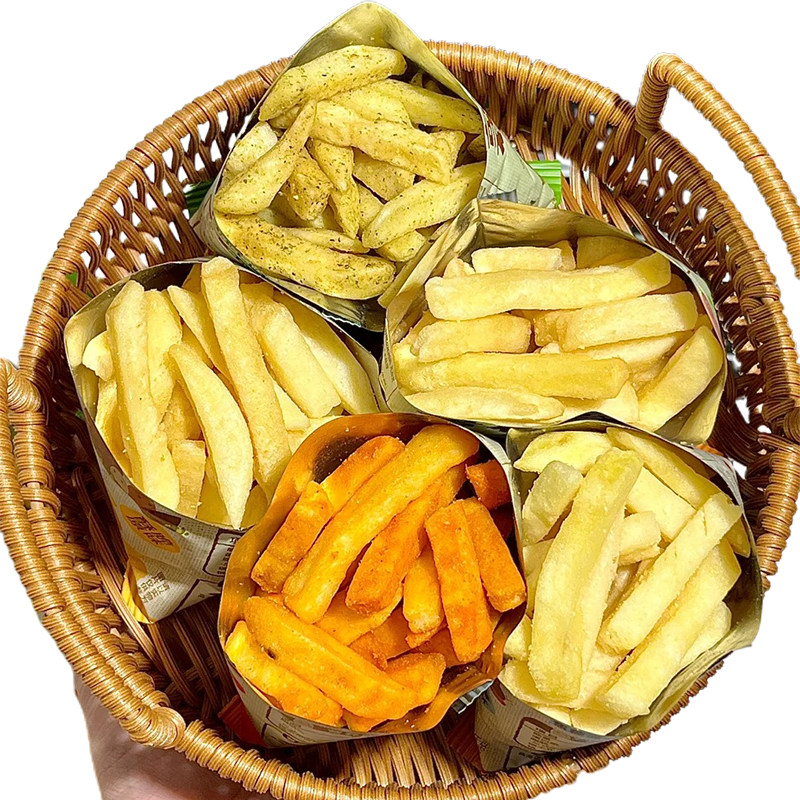 香脆原切薯条小包装解馋鲜切蜂蜜黄油味土豆条网红零食品休闲小吃