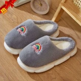 Демисезонные удерживающие тепло тапочки на платформе для влюбленных, 3.5см