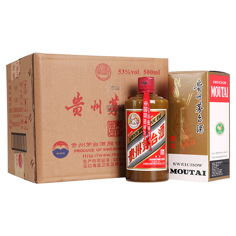 晟藏老酒 贵州茅台酒飞天茅台精品酒酱香型白酒53度500ml*6瓶原箱 - 图1