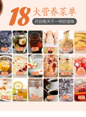 多功能养生壶全自动煎药壶保健花茶玻璃烧水壶礼品养生other/其他