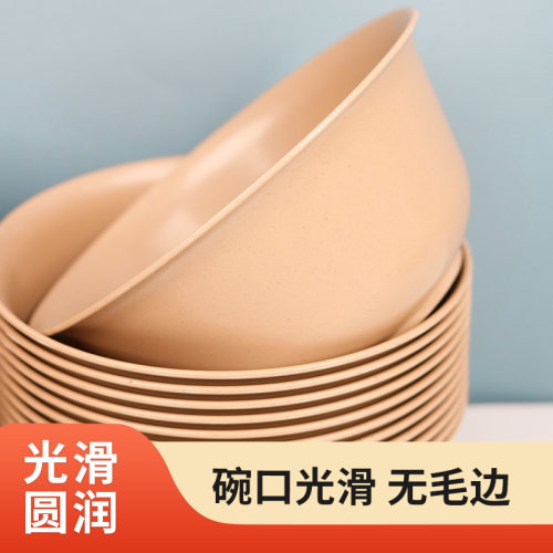 稻壳一次性餐具碗筷套装碗碟勺盘三四件套食品级家用乔迁饭碗酒席 - 图3