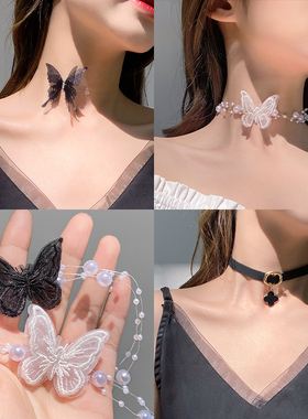 小众设计感配饰脖颈链