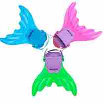 New Children Beauty Fish Footed Webbed Children Frog Shoes Single Sheet Whale Tail Elementary School Swimming Training Equipment