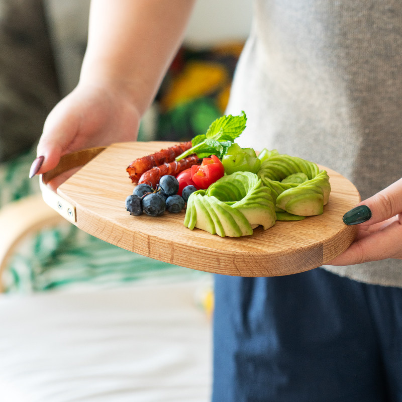 Bill.F实木托盘水滴板牛排西餐盘家用客厅茶几水果盘子轻奢水果盘,淘宝优惠券,粉丝福利购,淘宝优惠卷