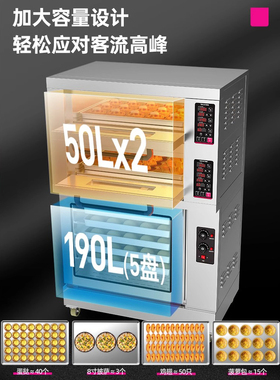 【支持定制】乐创双层组合烤箱