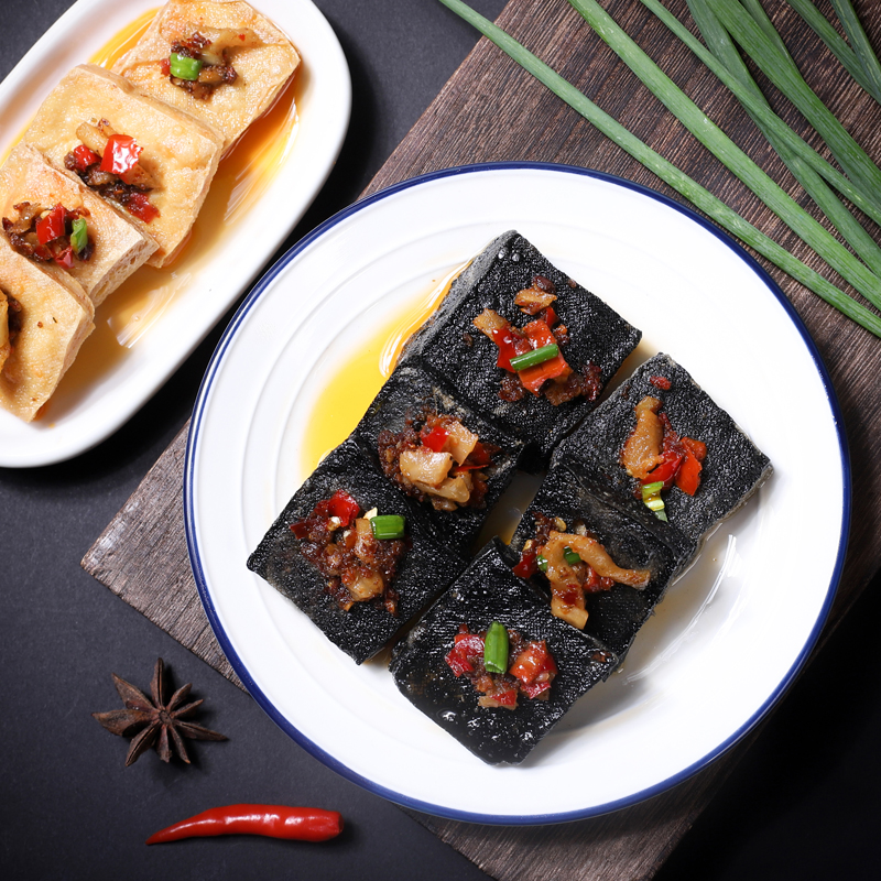 湘宸40片装送酱料秘制正宗臭豆腐 湘宸臭豆腐