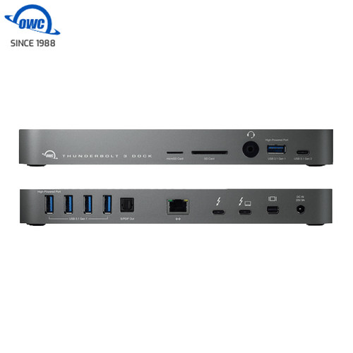 美国原装OWC雷电3扩展坞Thunderbolt3火线800千兆4K苹果MacBook - 图3