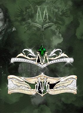 哈利波特霍格沃兹格兰芬多学院斯莱特林赫奇帕奇拉文克劳情侣对戒