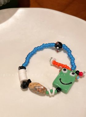 “BFF好朋友”海绵宝宝派大星串珠坠beads串珠散珠DIY手作配件串