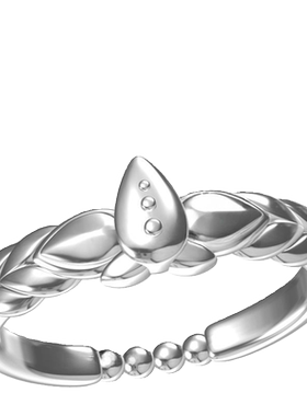 葬送的芙莉莲周边动漫还原镜莲花戒指精致精巧送好友生日礼物调节