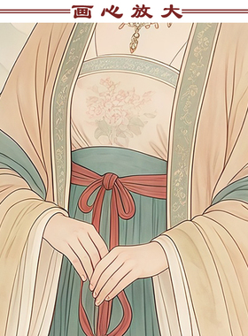 黄家娘娘画像黄鼠狼挂画客厅背景墙装饰画家用招财黄大仙卷轴画