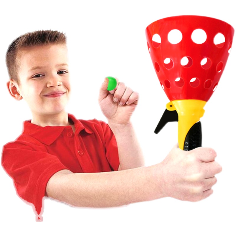 儿童趣味双人弹射对接球发射球亲子球类玩具弹力抛接球户外幼儿园 - 图3