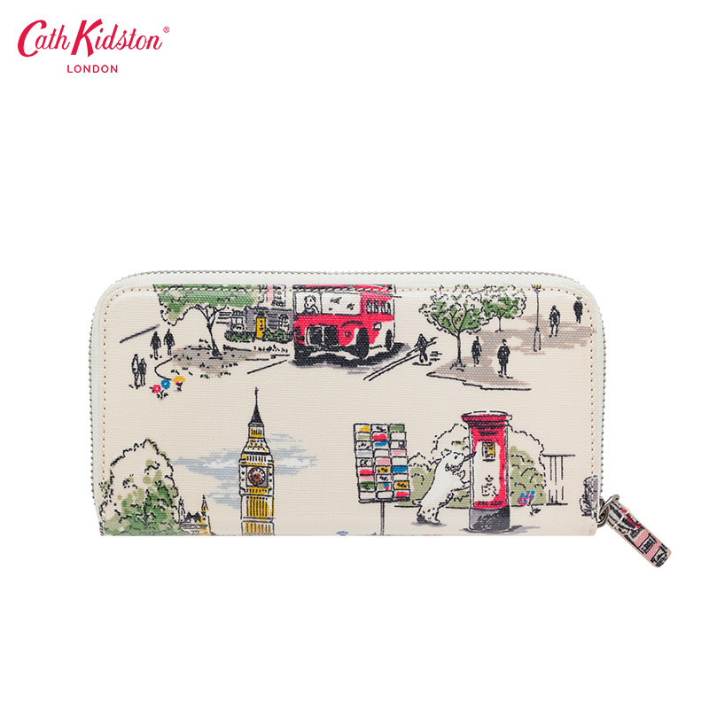 cath kidston手绘手拿拉链女零钱包 CathKidston海外钱包