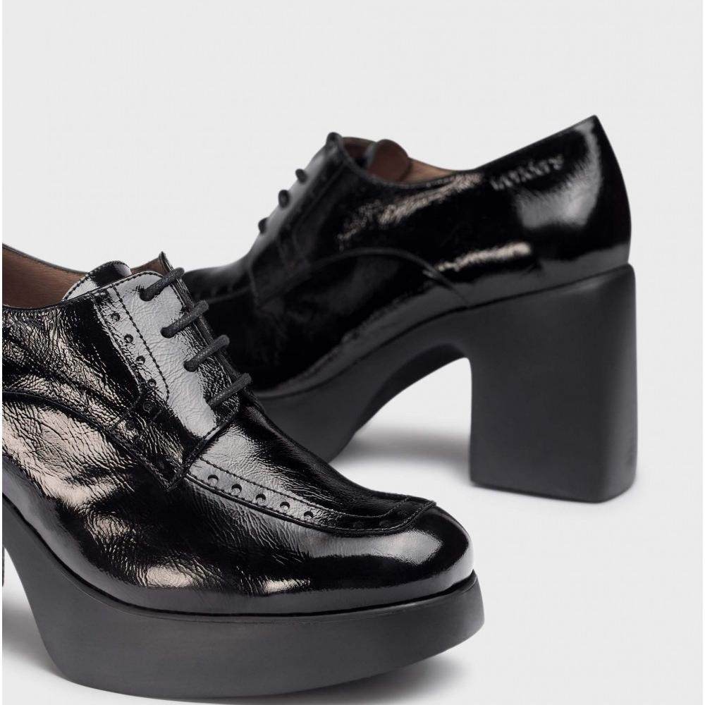 WONDERS西班牙原产进口粗跟水台绑带圆头时装深口女单鞋,淘宝优惠券,粉丝福利购,淘宝优惠卷