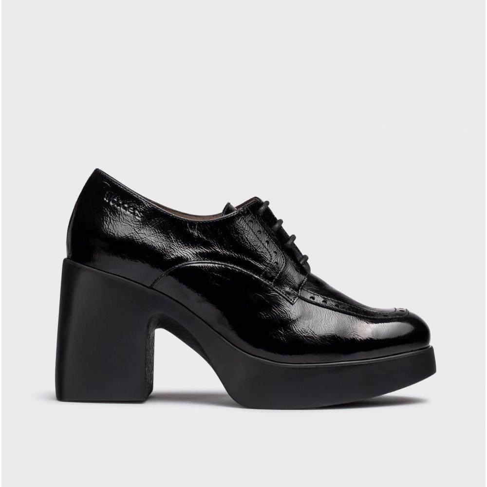 WONDERS西班牙原产进口粗跟水台绑带圆头时装深口女单鞋,淘宝优惠券,粉丝福利购,淘宝优惠卷