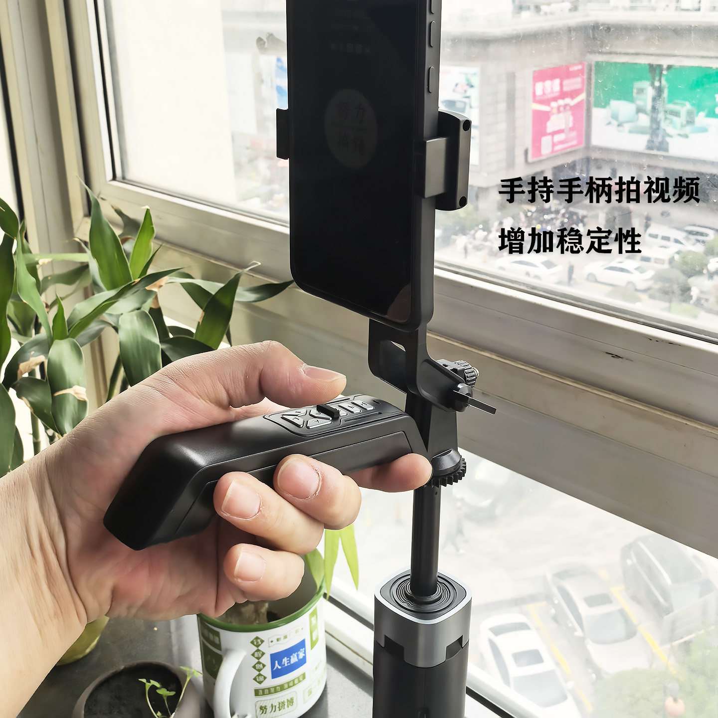充电加长手机自拍杆蓝牙遥控器补光灯防抖手柄拍摄昌妙适用于华为OPPO苹果小米VIVO手机相机云台抖音直播支架