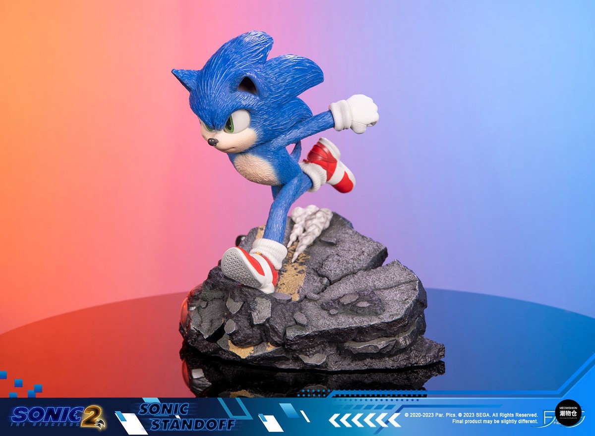 [预]FIRST 4 FIGURES 10.4寸 SONIC 世嘉刺猬索尼克雕像手办 - 图1