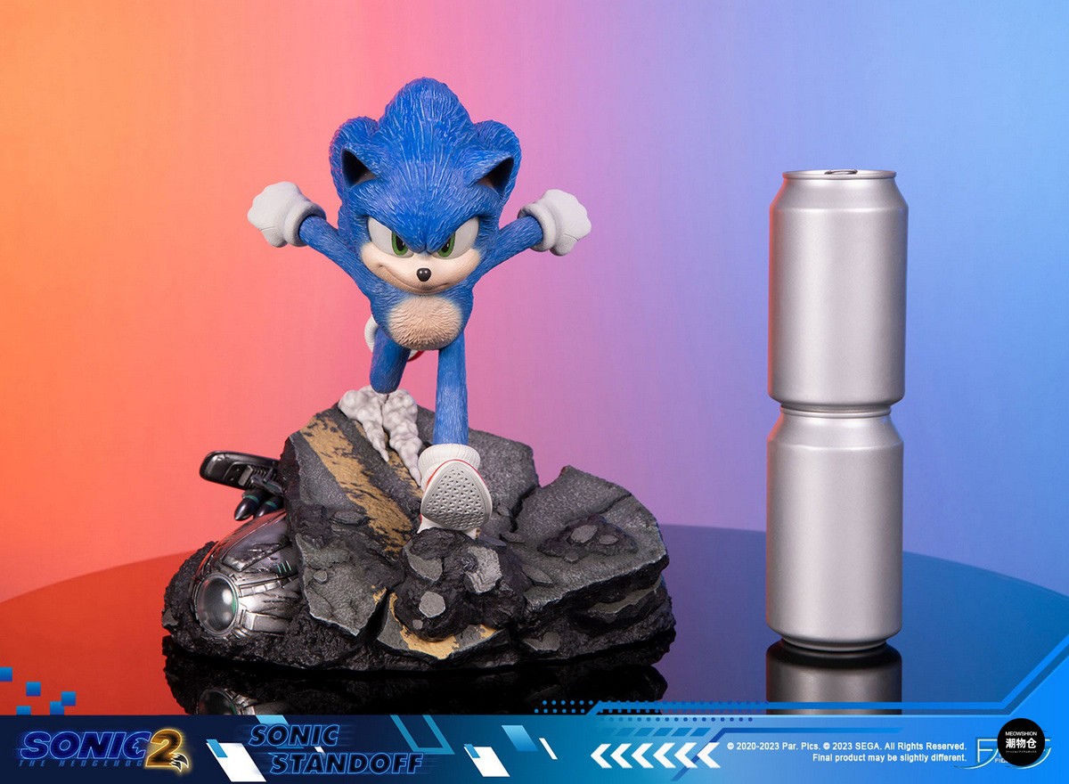 [预]FIRST 4 FIGURES 10.4寸 SONIC 世嘉刺猬索尼克雕像手办 - 图0