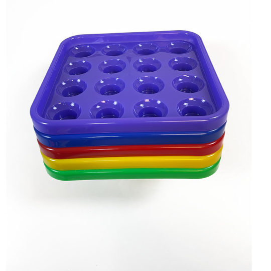 台球子托盘加厚美式球盘装球英式斯诺克摆球盘台球用品配件包邮