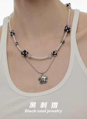 施家珍珠手工串珠项链