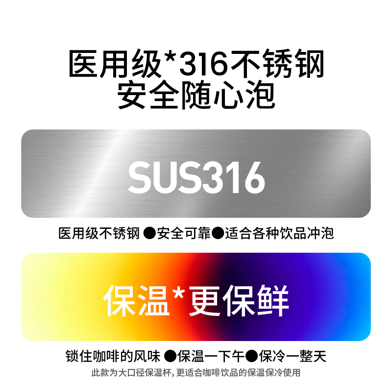 holoholo保温杯316不锈钢大容量水杯子2024新款女学生咖啡吸管杯 - 图3