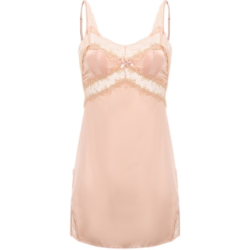 性感春秋金丝绒2021年新款纯欲睡裙 隐萱睡裙