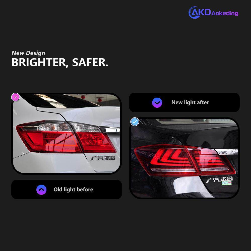 适用于本田9代雅阁尾灯总成九代雅阁改装led流水转向行车灯刹车灯,淘宝优惠券,粉丝福利购,淘宝优惠卷