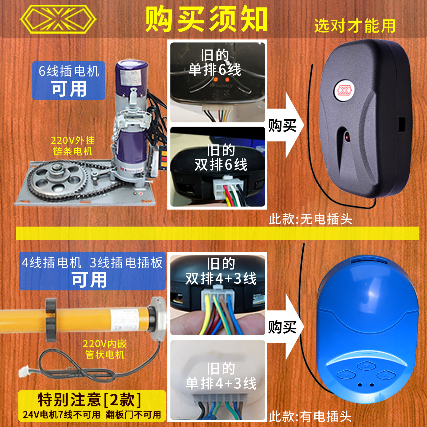 车库卷帘电动闸门控制接收器盒遥控全套升降远程手机远程蓝牙开4G - 图3