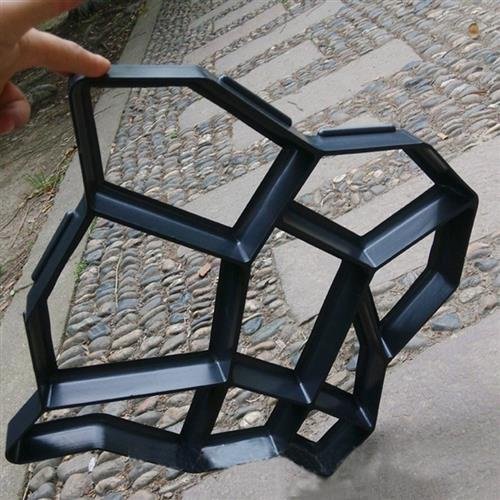 家用石花园水泥路庭院地砖脚踏板建材户外室外R基础铺路塑料模具