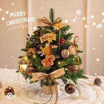 Christmas Desktop Christmas Tree Home Small Decorations Christmas Mini Pendulum with Wind Diy Little Tree 2023 New