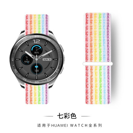 适用vivowatch表带 运动vivo手表表链vivo WATCH42/46mm高驰智能手表COROS APEX PRO/PACE2 腕带编制尼龙回环 - 图2