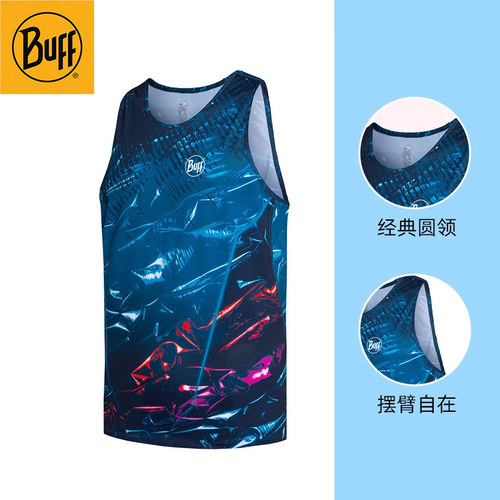 Buff春夏男女装户外透气短袖运动衫运动T恤短裤跑步衣服超轻吸汗 - 图3