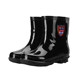 Pull back men's short-tube rain boots non-slip wear-resistant rain boots