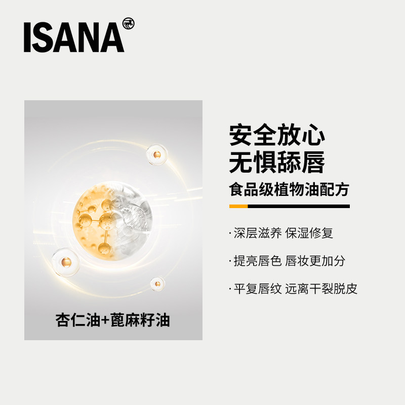 isana伊莎妠滋润保湿去除淡润唇膏 ISANA海外润唇膏