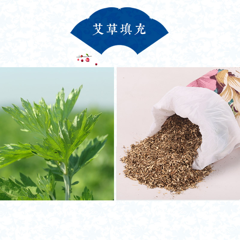 艾草枕头纯艾颈椎枕舒适睡眠-第3张图片-提都小院
