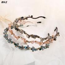 Insert drill S shaped crystal fine hair stirrup Style Temperament Fairy portiforium Stirrups Korea Sensation Lavish Bride Hair Accessories