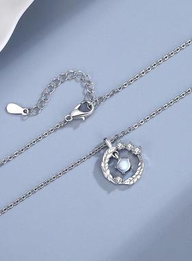 羽你相伴羽毛项链女ins小众设