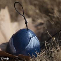 Midday style rock hand south cast iron wind bells hanging decoration Fuji Mountain retro and ancient scenery Courtyard Outdoor Bell Hanging Accessories
