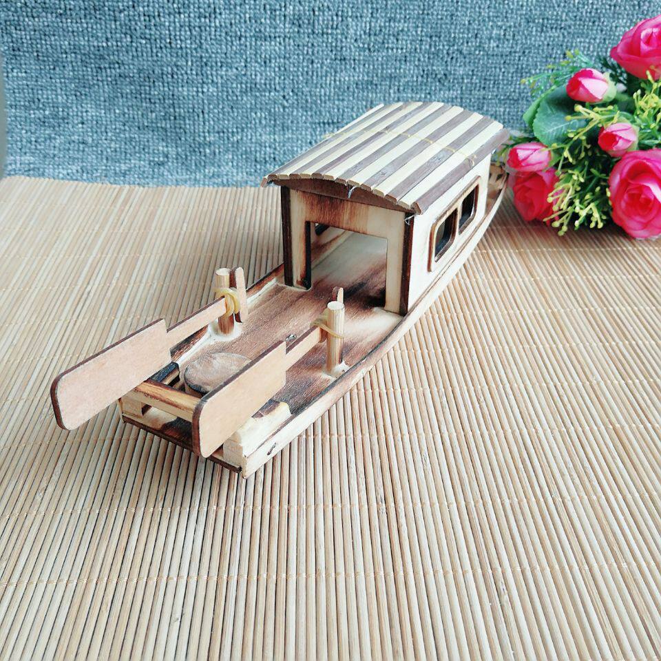 厂家直销新款木质工艺品航海小船模 企货居工艺船