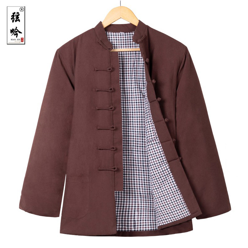 盘扣老式棉衣服 弦吟唐装