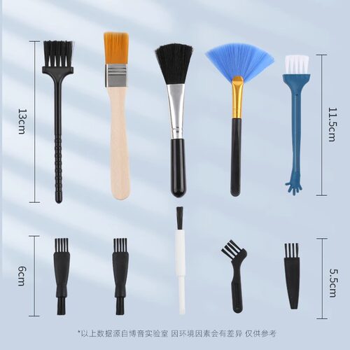 键盘刷清洁刷车载内饰扫灰尘除尘刷子软毛刷洗车工具键盘缝隙汽车出风口清洁刷风扇机箱除尘剃须刀清理小毛刷 - 图0