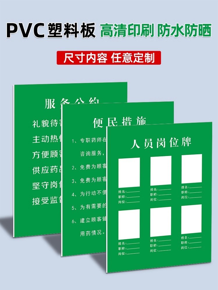 药店分类标识牌全套药品贴纸货架医院诊所门诊药房区域标签分组保健食品销售专区感冒用药指示贴标示标牌定制 - 图1