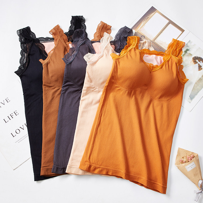 无痕保暖背心加绒打底内穿美体内衣 安智丽保暖上装