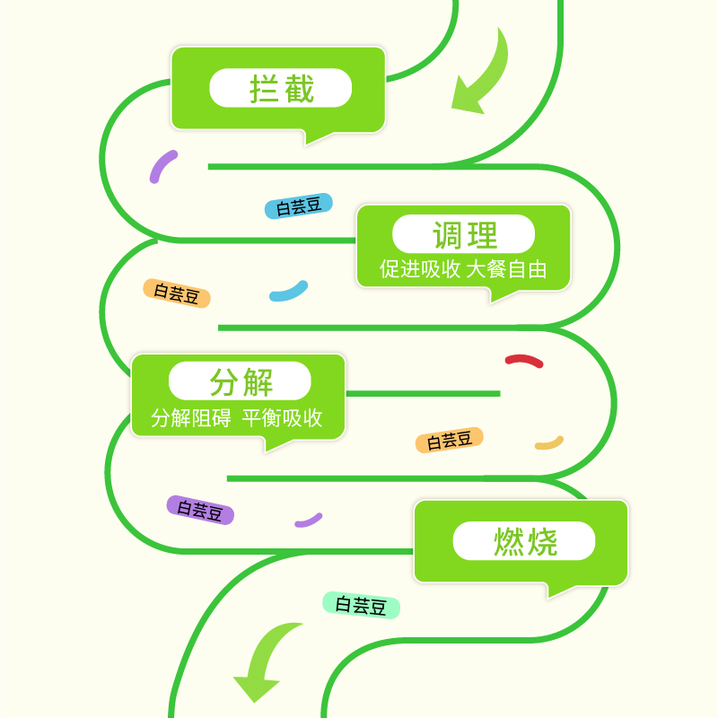 白芸豆益生菌酵素咀嚼片碳水成人压片阻断糖果正品官方旗舰店-图1