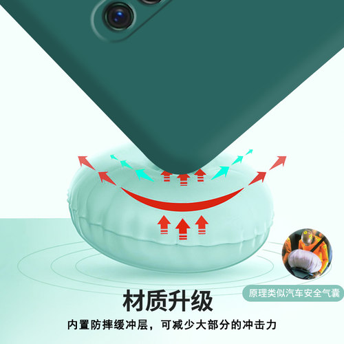适用真我Realmex2pro手机壳oppo新款液态硅胶套opporealmex全包镜头防摔realme软x2pr0女por潮男生钢化膜外壳 - 图3